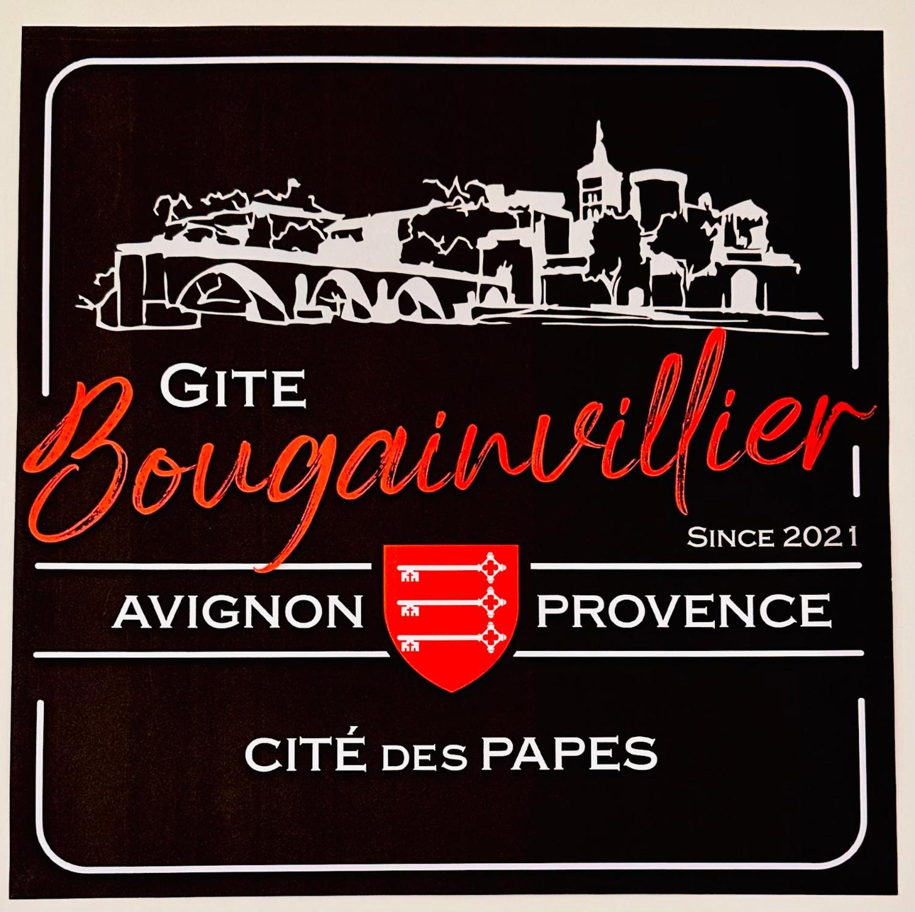Gite Avignon Bougainvillier Esterno foto